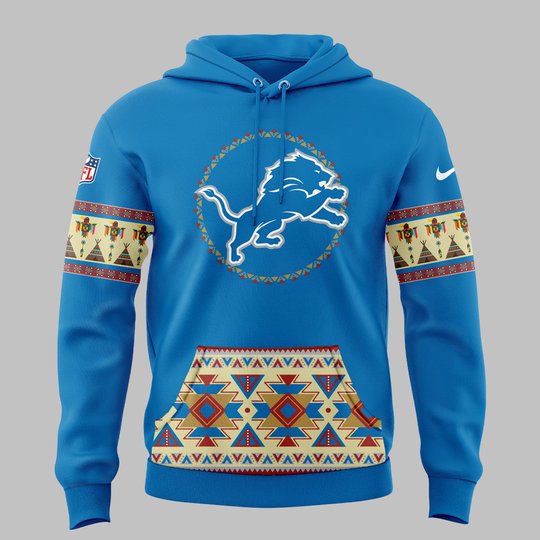 Detroit Lions Native American Heritage Hoodie