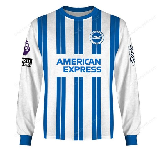 Brighton Hove Albio F.C Home Jersey Style Shirts