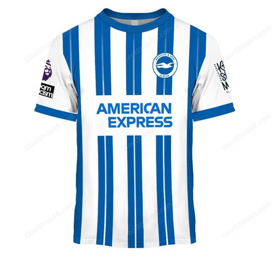 Brighton Hove Albio F.C Home Jersey Style Shirts