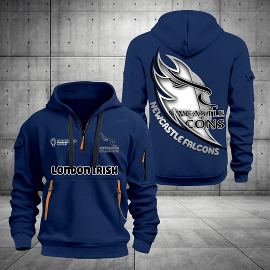 Newcastle Falcons Hoodie Multicolor