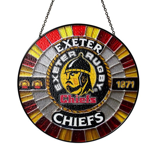 Exeter Chiefs Stained Glass Suncatcher for Window Hanging