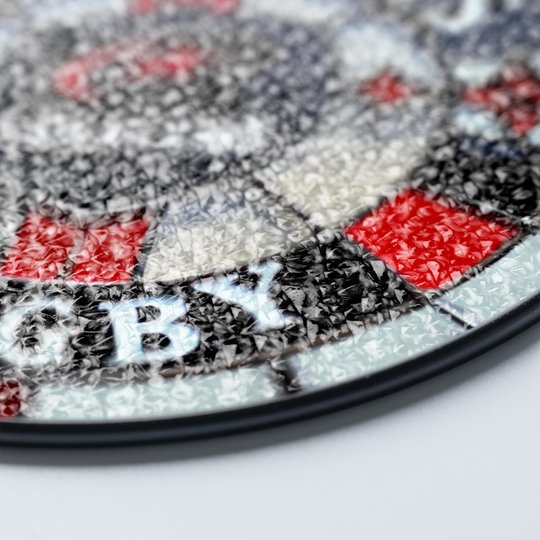 Saracens Stained Glass Suncatcher for Window Hanging