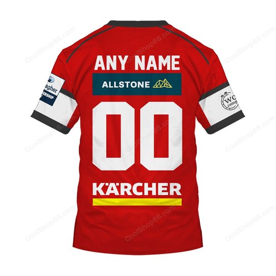 Gloucester Rugby Gallagher Premiership Home Jersey Style Shirts