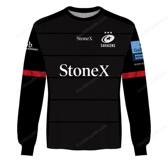 Saracens F.C Gallagher Premiership Home Jersey Style Shirts