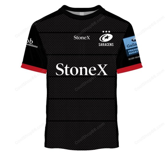 Saracens F.C Gallagher Premiership Home Jersey Style Shirts