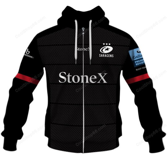 Saracens F.C Gallagher Premiership Home Jersey Style Shirts