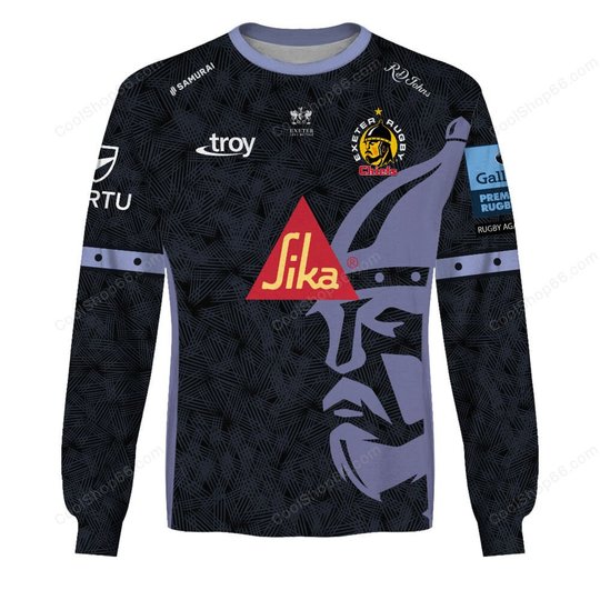 Exeter Chiefs Gallagher Premiership Home Jersey Style Shirts