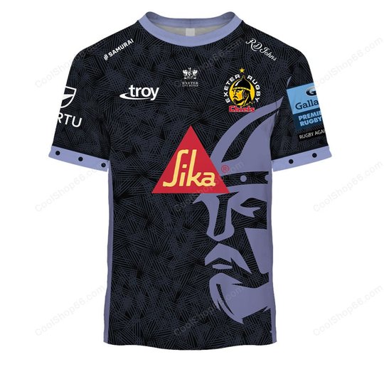 Exeter Chiefs Gallagher Premiership Home Jersey Style Shirts