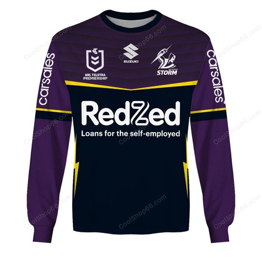 Melbourne Storm NRL 2025 Home Jersey Style Shirts