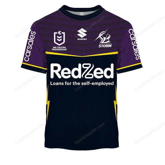 Melbourne Storm NRL 2025 Home Jersey Style Shirts