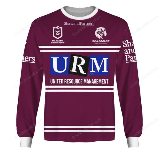 Manly Warringah Sea Eagles NRL 2025 Home Jersey Style Shirts
