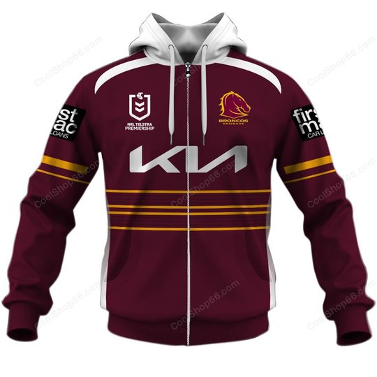 Brisbane Broncos NRL 2025 Home Jersey Style Shirts