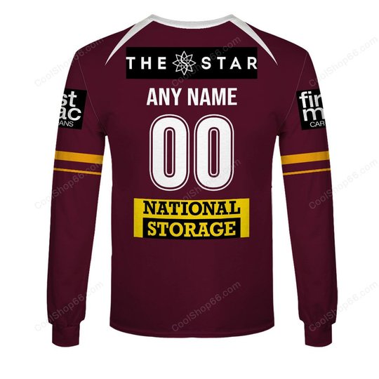 Brisbane Broncos NRL 2025 Home Jersey Style Shirts
