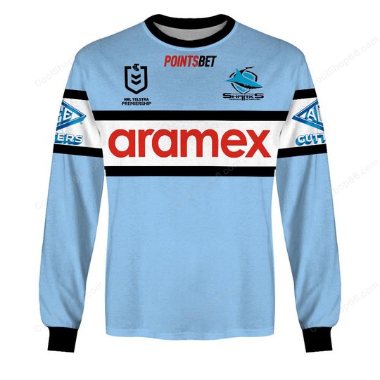 Cronulla Sutherland Sharks NRL 2025 Home Jersey Style Shirts