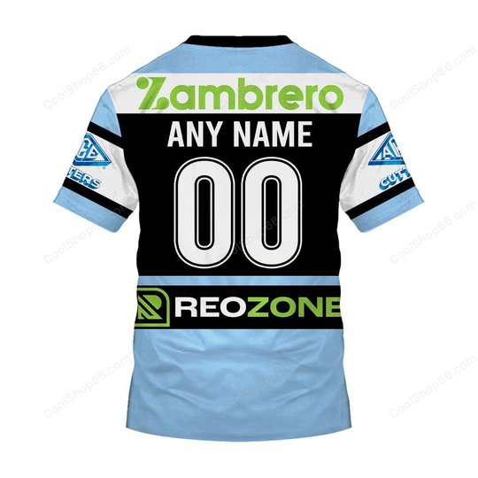 Cronulla Sutherland Sharks NRL 2025 Home Jersey Style Shirts