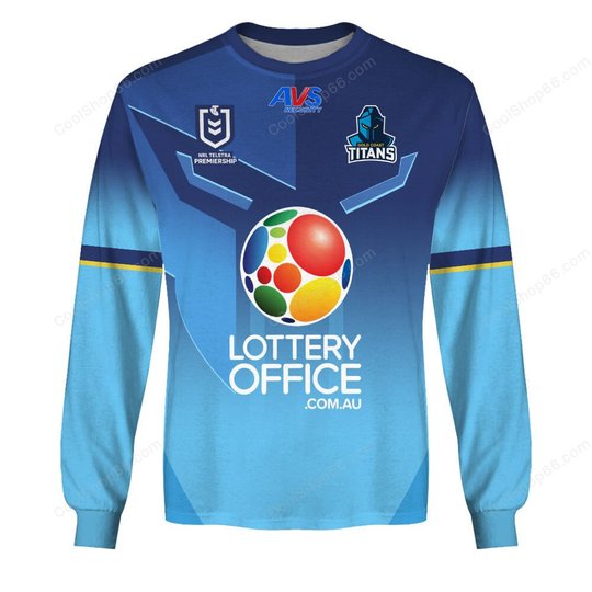 Gold Coast Titans NRL 2025 Home Jersey Style Shirts