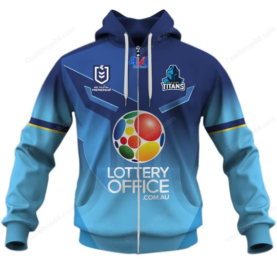 Gold Coast Titans NRL 2025 Home Jersey Style Shirts