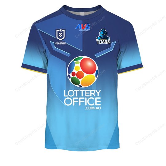Gold Coast Titans NRL 2025 Home Jersey Style Shirts