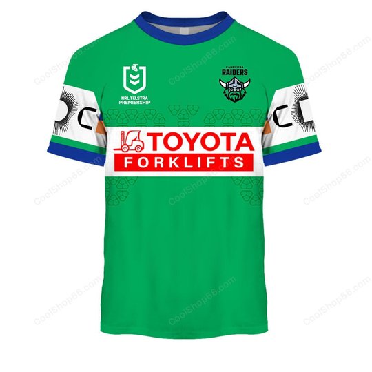 Canberra Raiders NRL 2025 Home Jersey Style Shirts