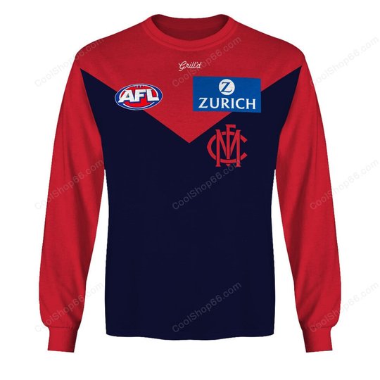 Melbourne Demons AFL Home Jersey Style Shirts