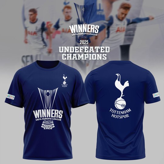 Tottenham Champions Europa League 2024/25 Season Hoodie Limited Edition V2