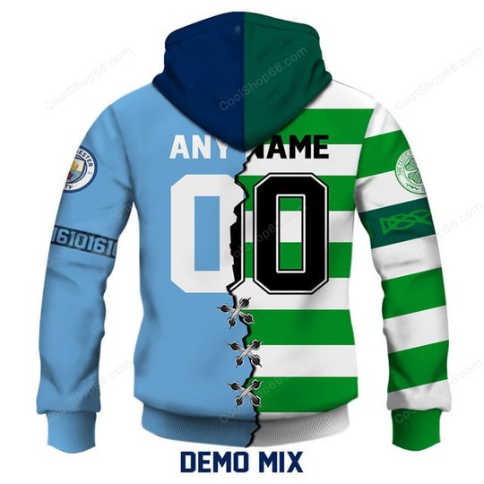 Premier League X Scottish Premiership 3D Custom Apparel | Mix & Match Any 2 Teams!
