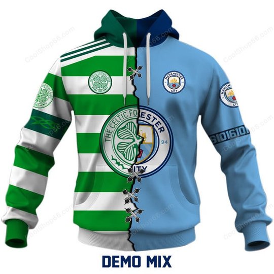 Premier League X Scottish Premiership 3D Custom Apparel | Mix & Match Any 2 Teams!