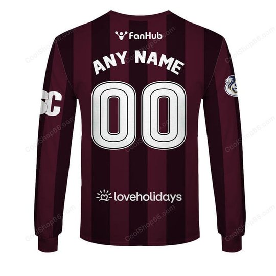 Heart of Midlothian FC | 3D Apparel Hoodie, Kid Hoodie, T Shirt, Zip Hoodie, Sweatshirt