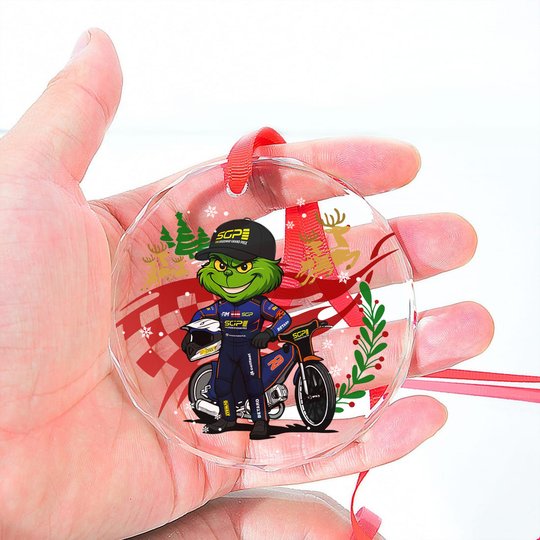 Andzejs Lebedevs x Grinch Glass Ornament