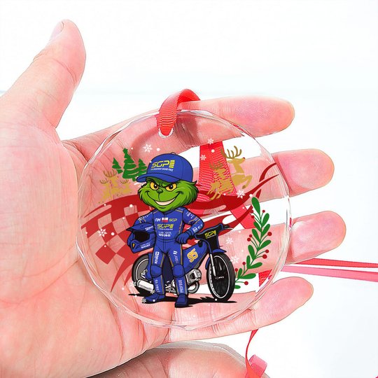 Bartosz Zmarzlik x Grinch Glass Ornament