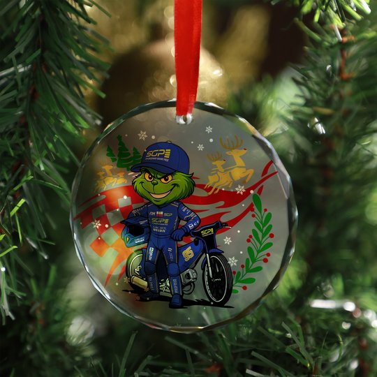 Bartosz Zmarzlik x Grinch Glass Ornament