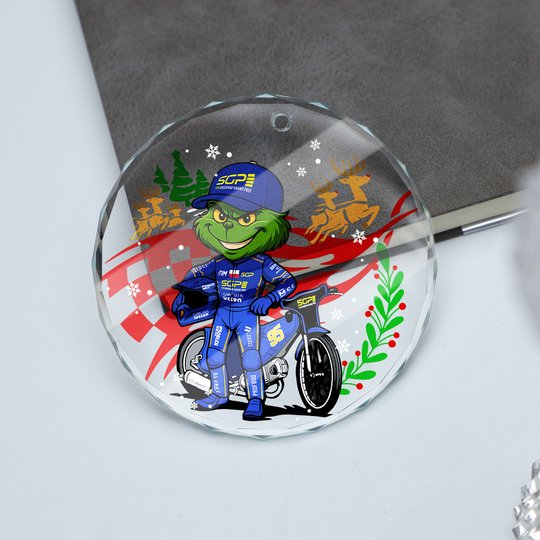 Bartosz Zmarzlik x Grinch Glass Ornament