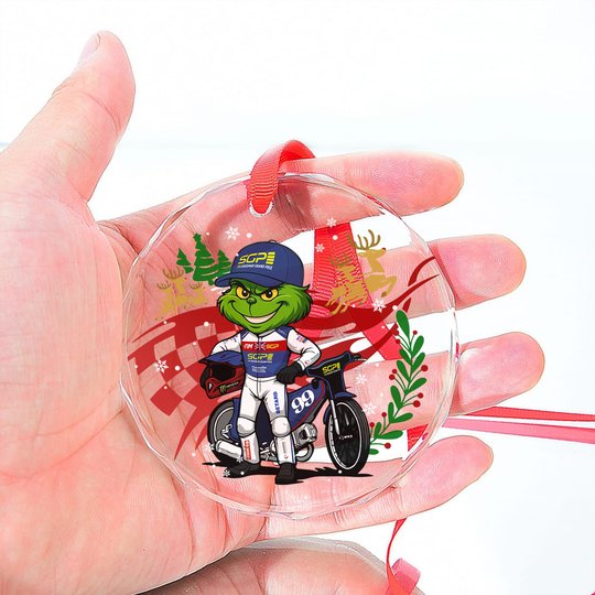 Dan Bewley x Grinch Glass Ornament
