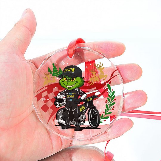 Fredrik Lindgren x Grinch Glass Ornament