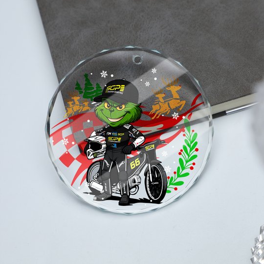 Fredrik Lindgren x Grinch Glass Ornament