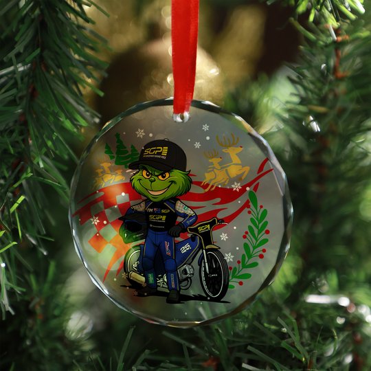 Jack Holder x Grinch Glass Ornament