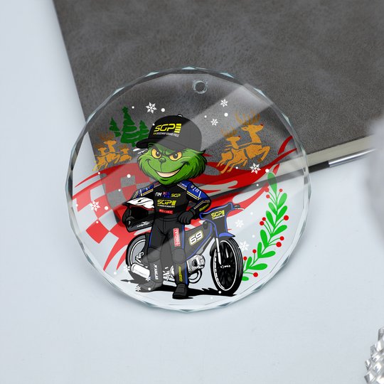 Jason Doyle x Grinch Glass Ornament
