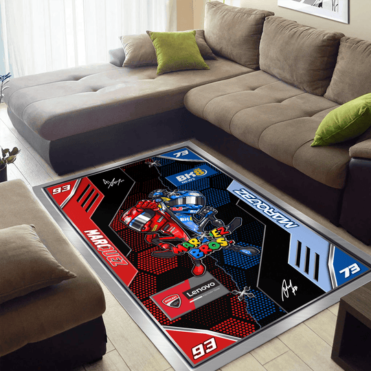 Marquez Bros Inspired Rug | Ducati x Gresini