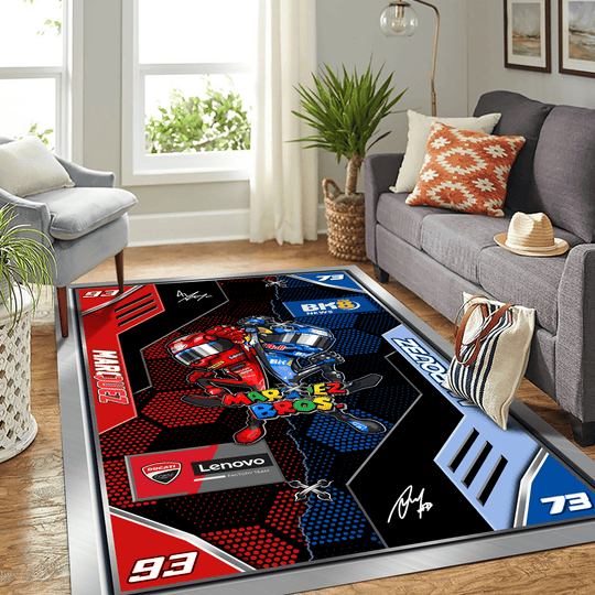 Marquez Bros Inspired Rug | Ducati x Gresini