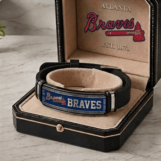 Atlanta Braves MLB Personalized Bracelet