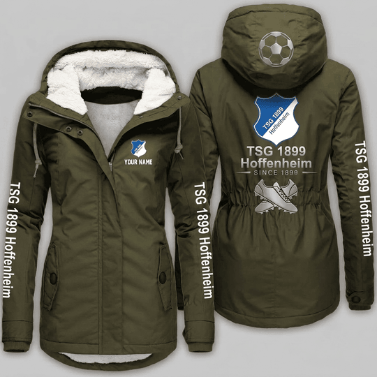 TSG 1899 Hoffenheim Bundesliga Woman Winter Fleece Jacket Custom Name