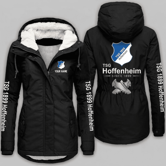 TSG 1899 Hoffenheim Bundesliga Woman Winter Fleece Jacket Custom Name