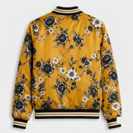 Wolverhampton Wanderers EPL Women's Floral Print Casual Zip Up Jacket Personalized Name