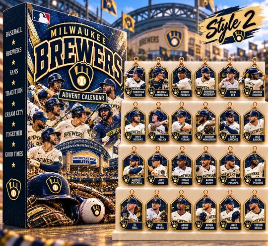 Milwaukee Brewers MLB World Series Champions 2026 Limited Advent Calendar