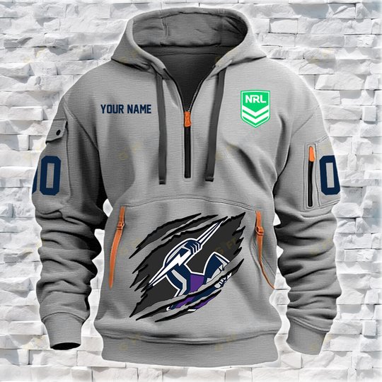 Melbourne Storm Personalized Quarter Zip Hoodie for fan Limited Edition