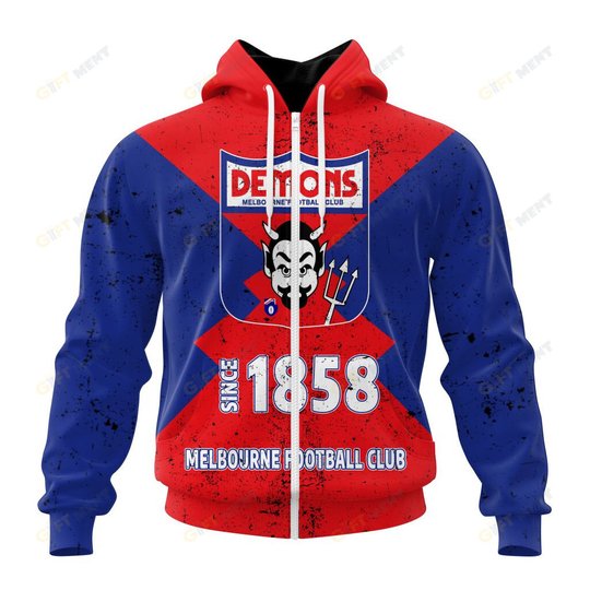 AFL Melbourne Football Club Special Retro Heritage Design