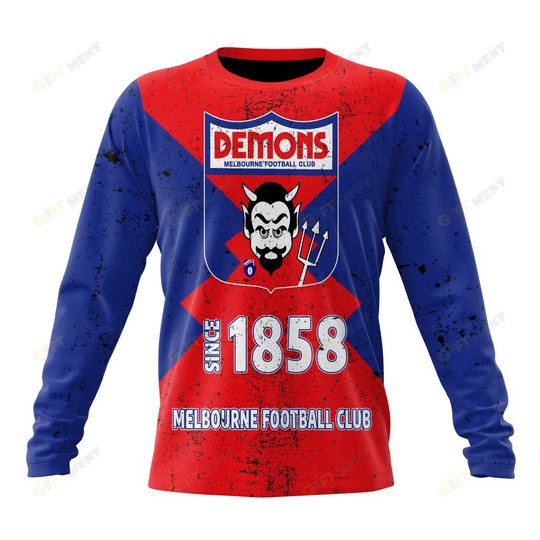 AFL Melbourne Football Club Special Retro Heritage Design