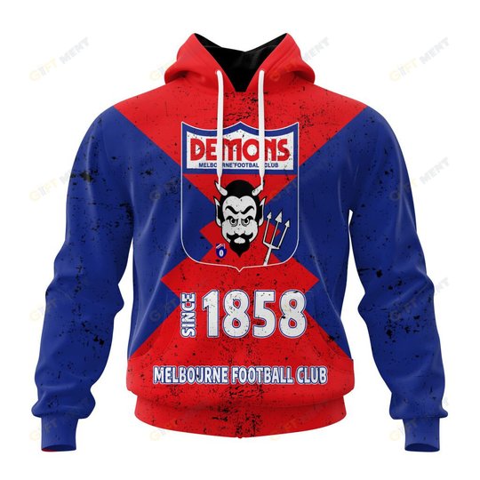 AFL Melbourne Football Club Special Retro Heritage Design
