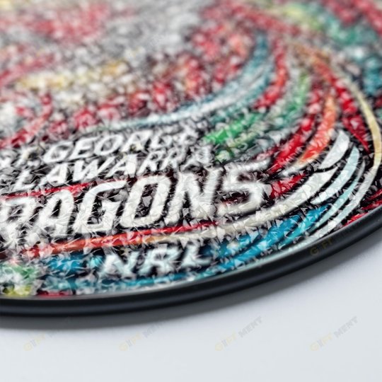 St. George Illawarra DragonsStained Glass Suncatcher for Window Hanging