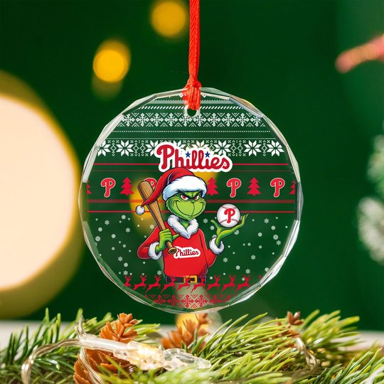 Philadelphia Phillies MLBGR 2024 Glass Ornament